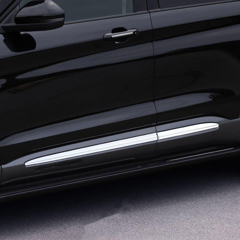 for Ford Explorer 2020-2022 Chrome Outer door body side molding cover Strip trim