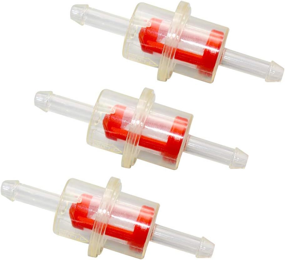 3x Inline Fuel Filter for Arctic Cat Ski-Doo See-Through 0109-579 0510-335 3/16