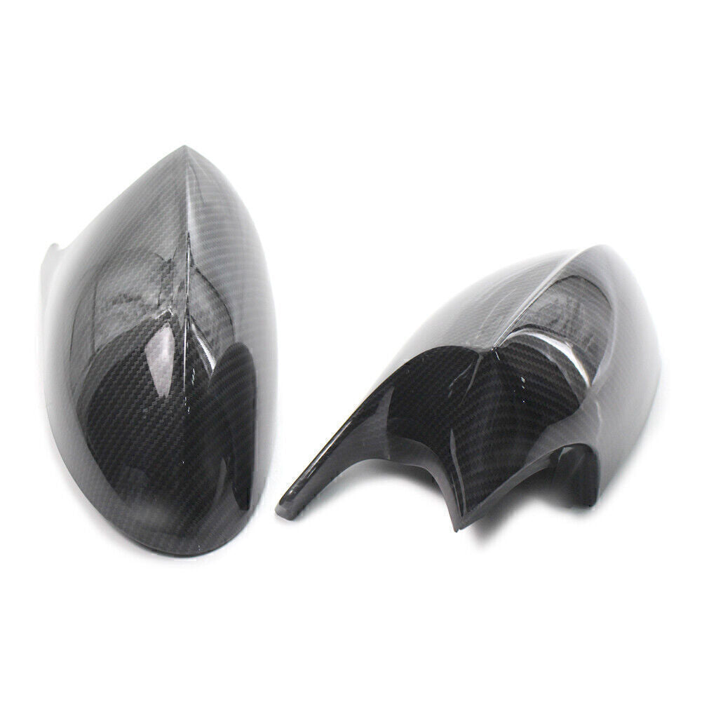 Carbon Fiber Pair Rear view mirror cover trim for BMW E90 E91 328i 328xi 335xi