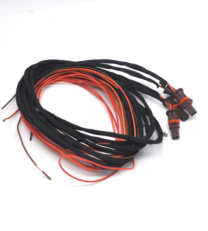 4pcs Retrofit LED Illuminated Door out handle light cable for Audi A4 B9 17-2023 v
