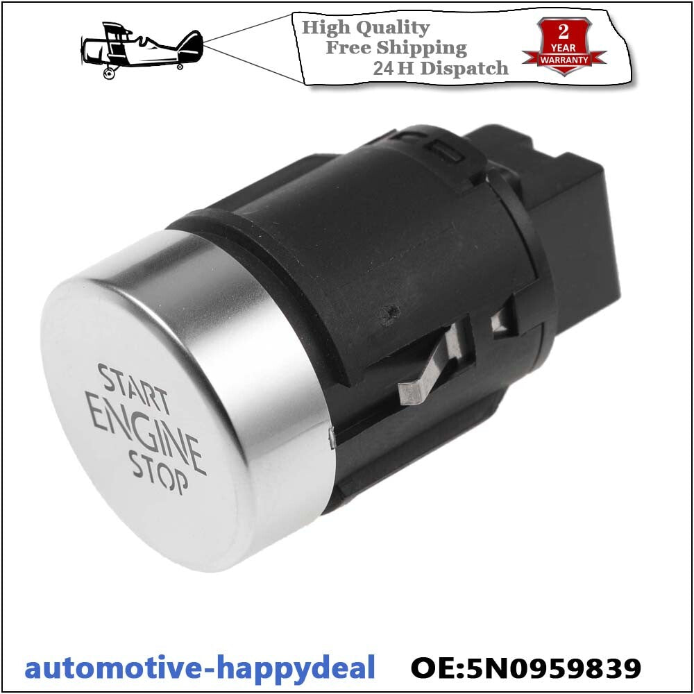 Engine Start Stop Switch Button 5N0959839 for VW for Golf for Tiguan Sharan 2011-2016 UK