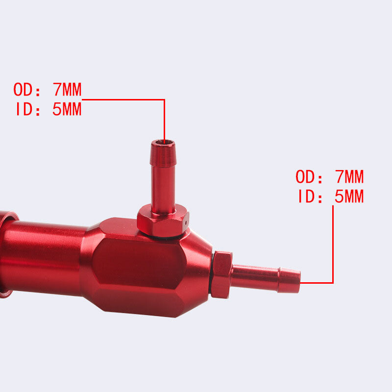 Red Adjustable Racing Turbo Boost 1-30 Psi Car Manual Boost Controller Kit