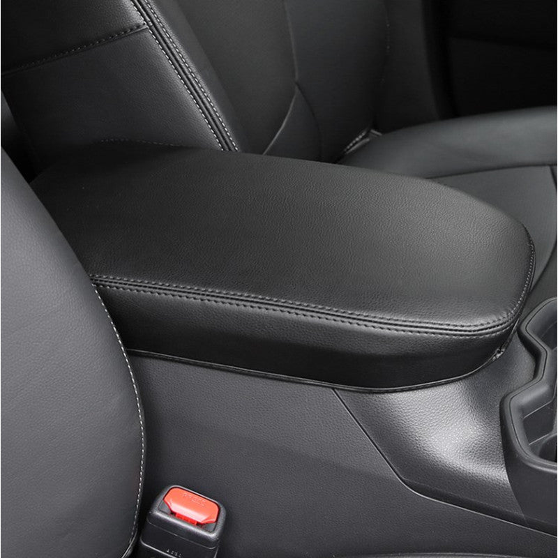 For 2019-2024 RAV4 Interior Armrest Box PU Leather Cover 1pcs v