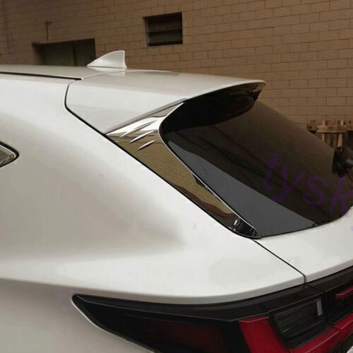 2X Chrome Rear Wing Side Spoiler Cover Decor for Lexus NX 250 350/h 450h+ 22-24