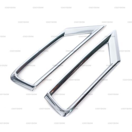 1 Pair Front Bumper Fog Light Cover Trim for VW for Tiguan 2017-2019