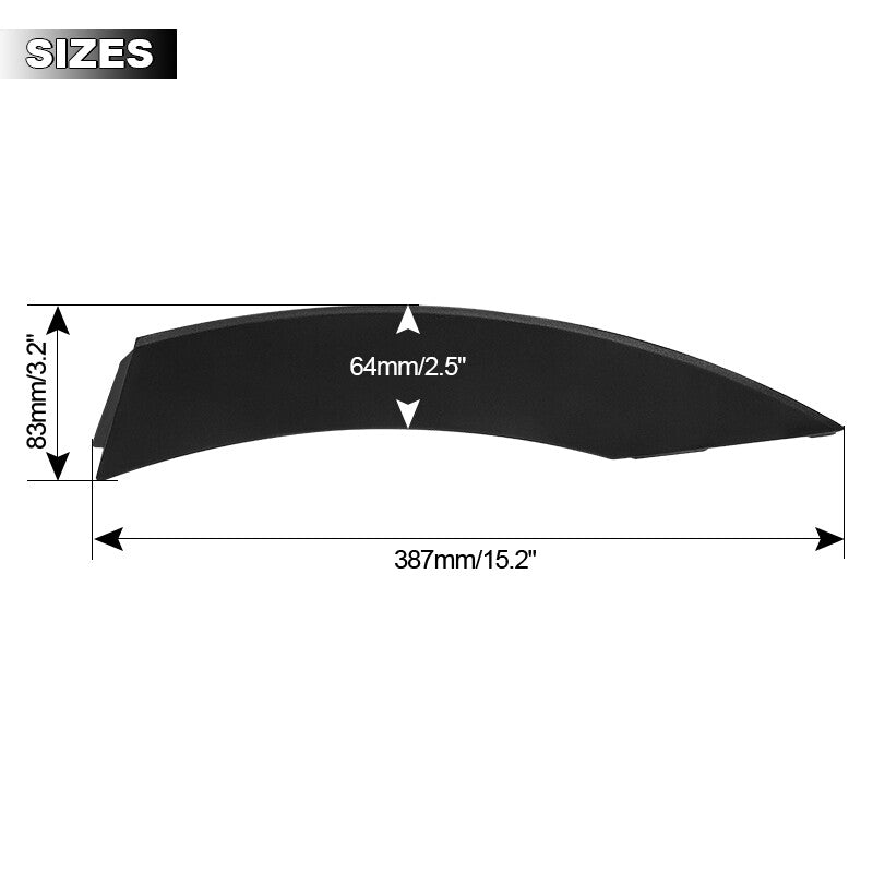 Rear Fender Molding Wheel Flare Garnish Left Side for 2013-2018 Santa Fe Sport