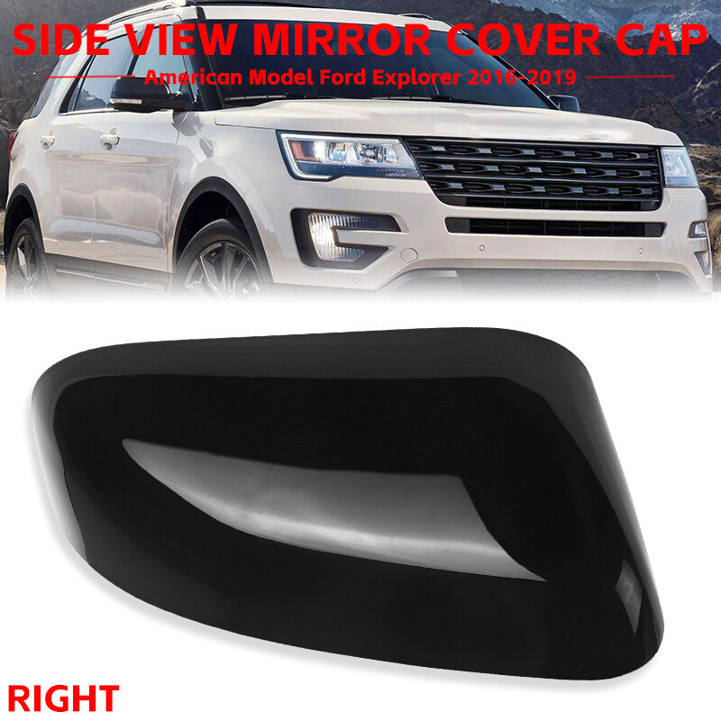 Side Mirror Cover Cap for Ford Explorer 2016 2017 2018 2019 Right Passenger Side