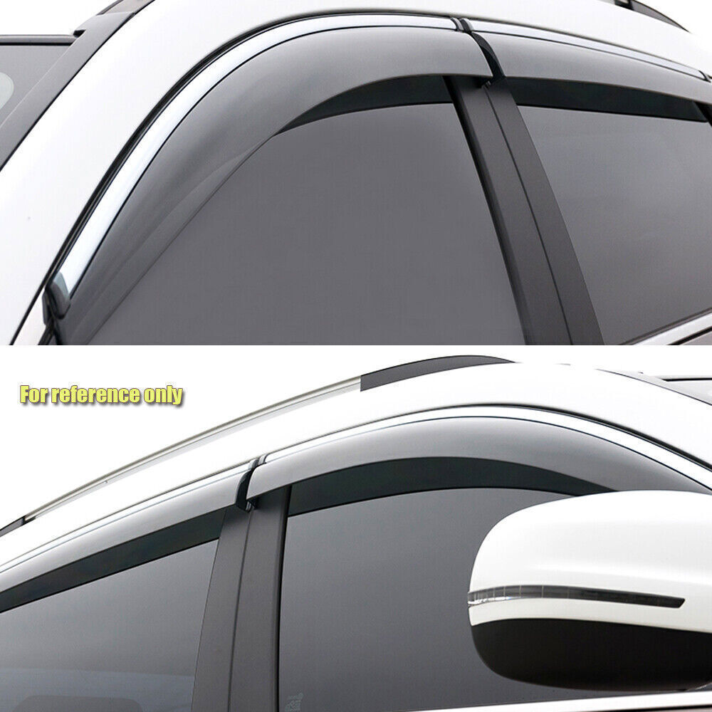 for Porsche for Cayenne 2019-2023 Window Wind Visors Sun Rain Guard Vent Deflectors