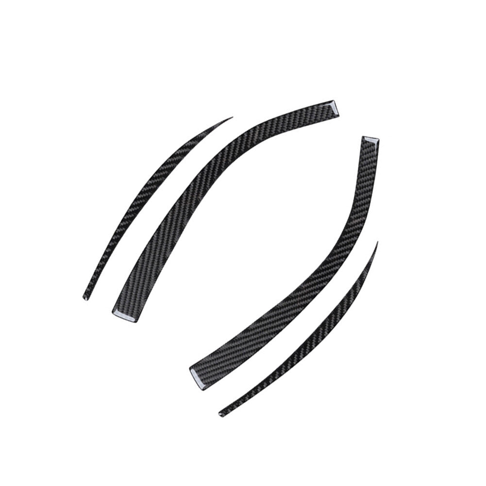 Carbon Fiber Interior Rear Door Panel Cover Trim Strip for Camry 2012-14 v