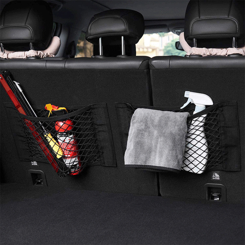 5025CM Car Bag Interior Organizer Rear for Seat Storage Mesh Cargo Net Pocket
