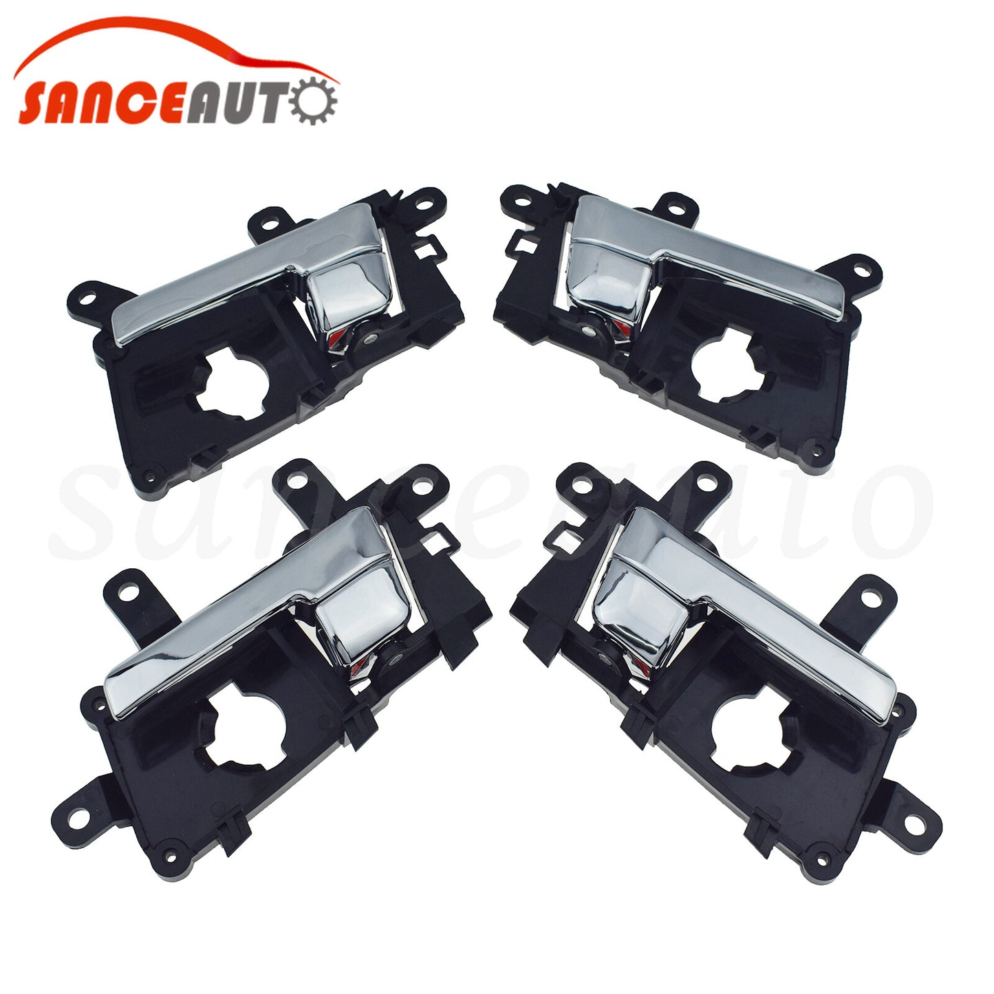 Chrome-plated interior door handles on all sides are suitable for Kia Optima models from 2011 to 2013. n