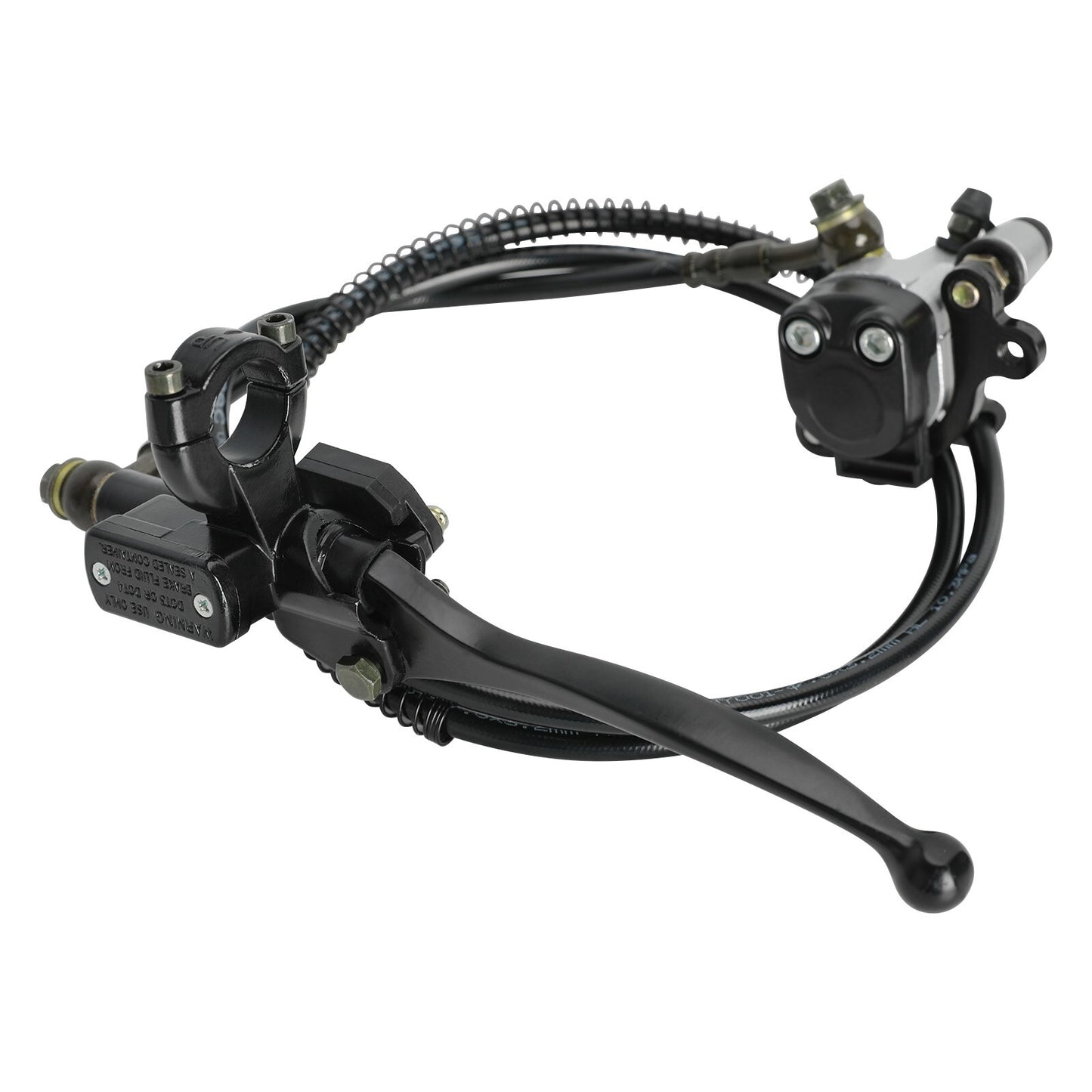 Left front Hydrauclic disc brake caliper assembly for pocket motocross bikes