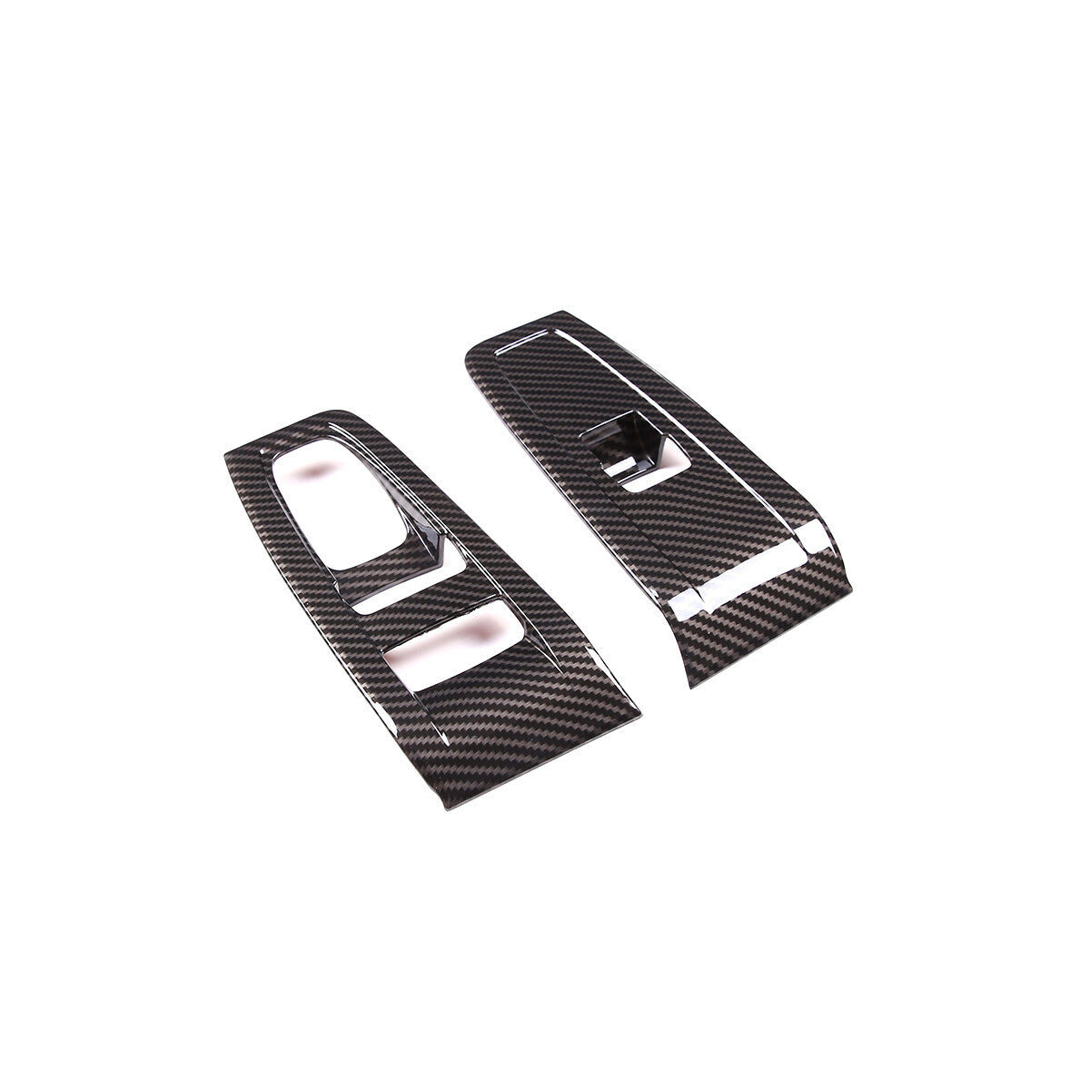 Black alloy rear window side panel decorative cover suitable for Land Rover Discovery 3 10-16- v