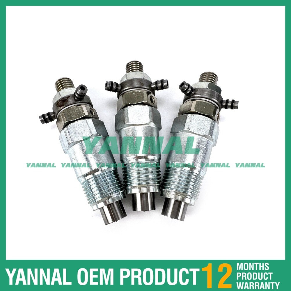 3-pack fuel injectors 15271-53020 DN12SD12 suitable for D750, D850, and D950 engines.