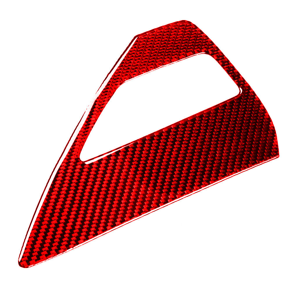 2Pcs Red Carbon Fiber for Seat Head Cover Trim Strip For Supra A90 2019-2022 v