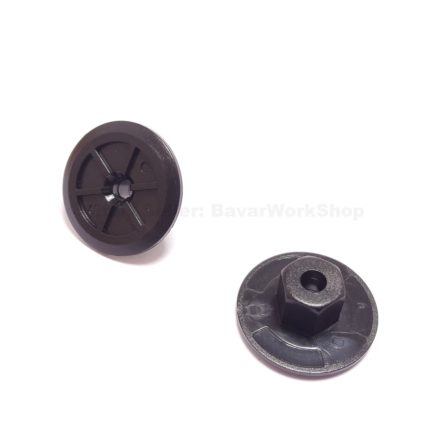 10-piece unthreaded nylon nuts, suitable for mounting clips on for BMW , for Volkswagen , seats, and M- for Mercedes vehicles.