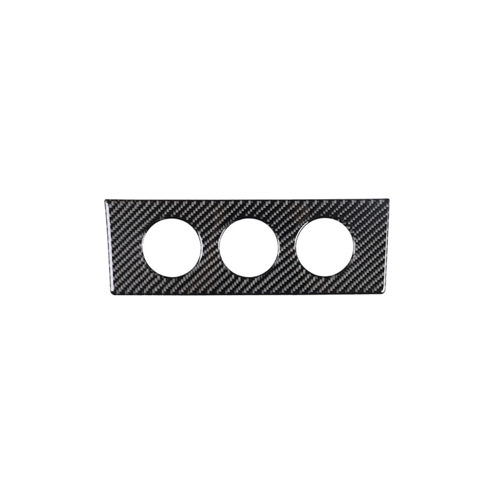 Red 4Pcs Gear Shift Trim Cover Decor Carbon Fiber for Dodge for Challenger 2015-2020 v
