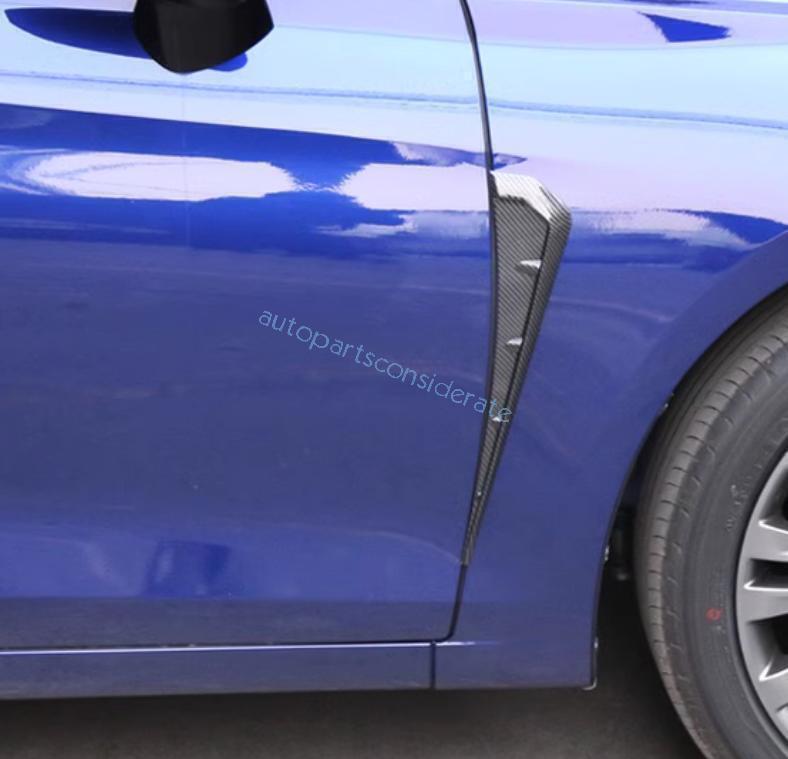 for Toyota for Corolla 14-19 Carbon Fiber Air Wing Vent Side Fender Cover Trim 2P