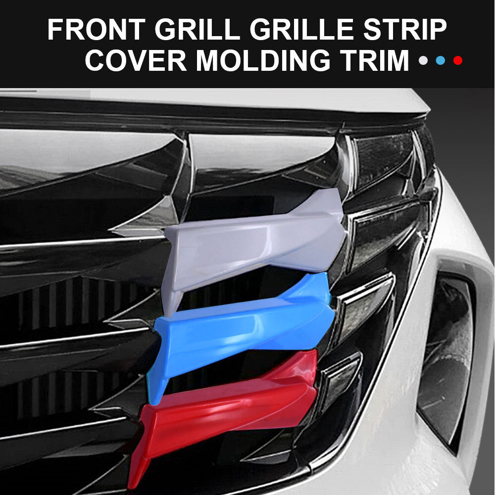 3-piece set of decorative accessories for 2021-2024 for Hyundai for Tucson front grille cover - n