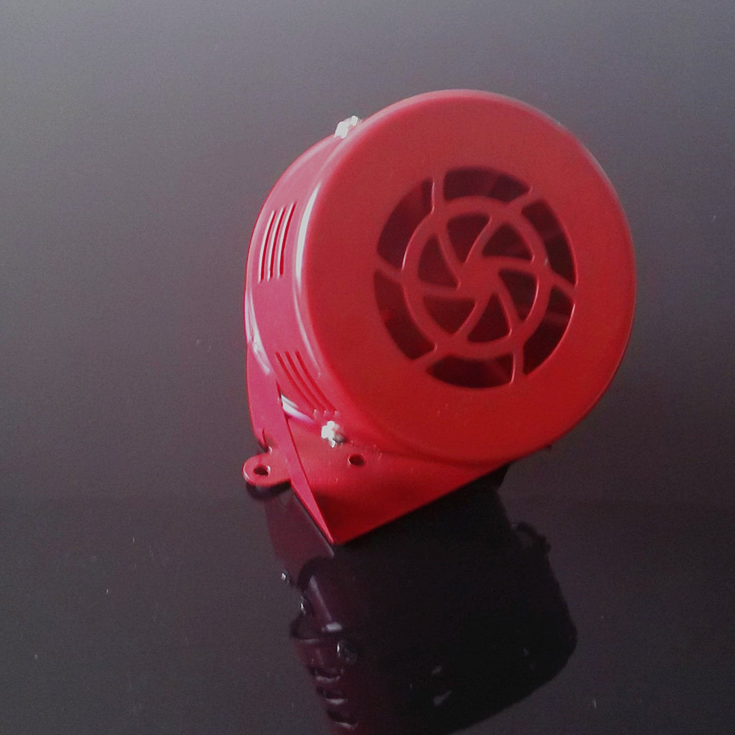 12V Motor Driven Air Raid Siren Red Horn Sound Fire Security Rescue