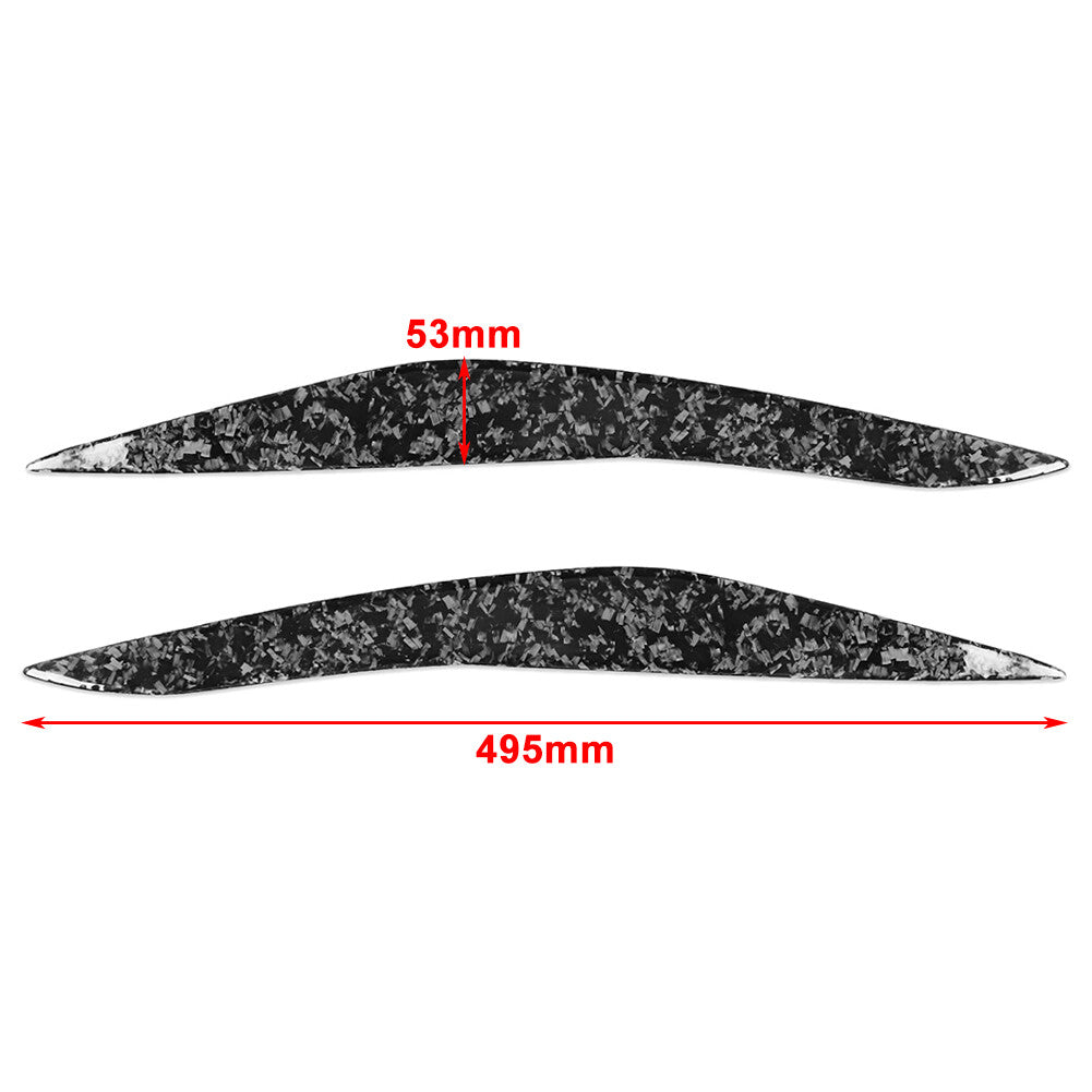 Headlight Eyebrow Eyelid Cover FIT for BMW 5 Series F10 2010-2013