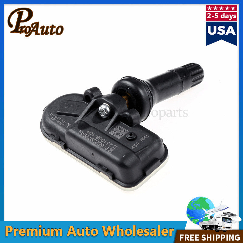 4X 434MHz Tire Pressure Sensor TPMS ForJeep for Dodge for RAM 1500 2500 3500