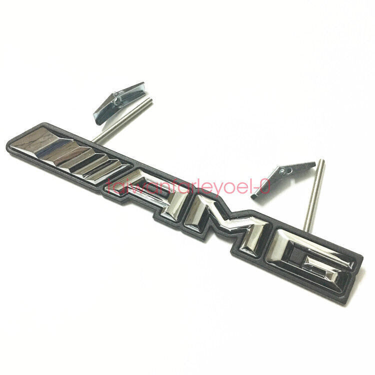 AMG Black Badge Front Bumper Grill Emblem for Mercedes Class C63 W205 W212