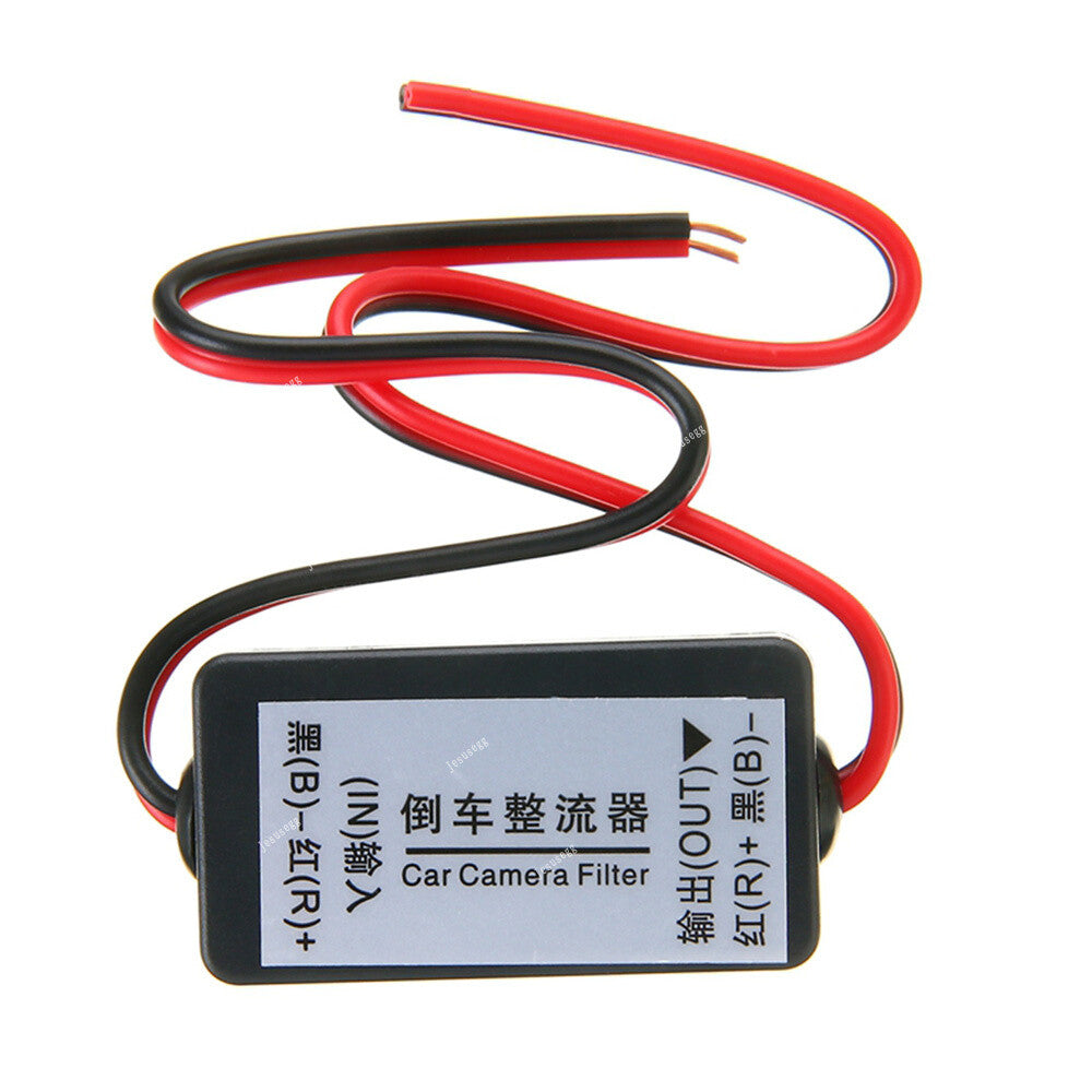 12V Power Relay Capacitor Filter Rectifier Fit For Car Rear View Backup Q