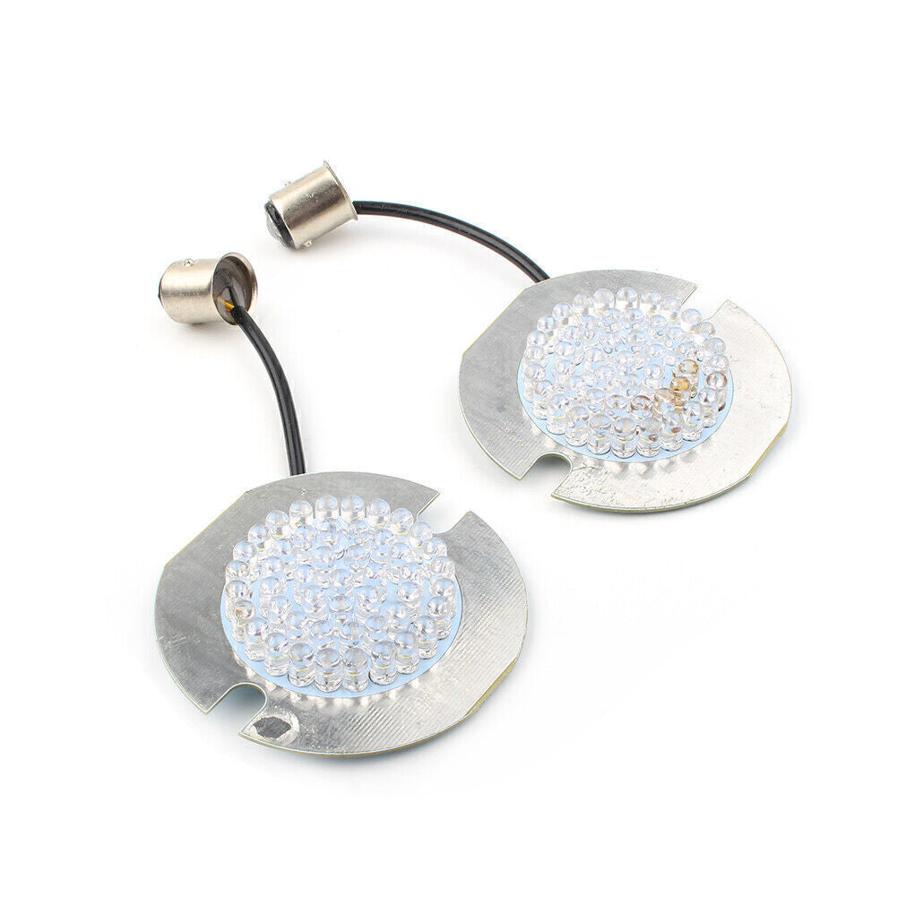 for Harley Electra/Ultra/Road Glide 1157 LED Turn Signal Light Indicator Inserts Q