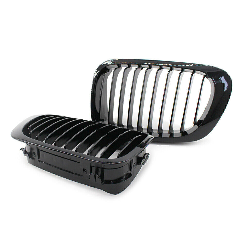 Front Kidney Bumper Grille for BMW 3-Series E46 Cabrio 2000-2003 Pre-facelift