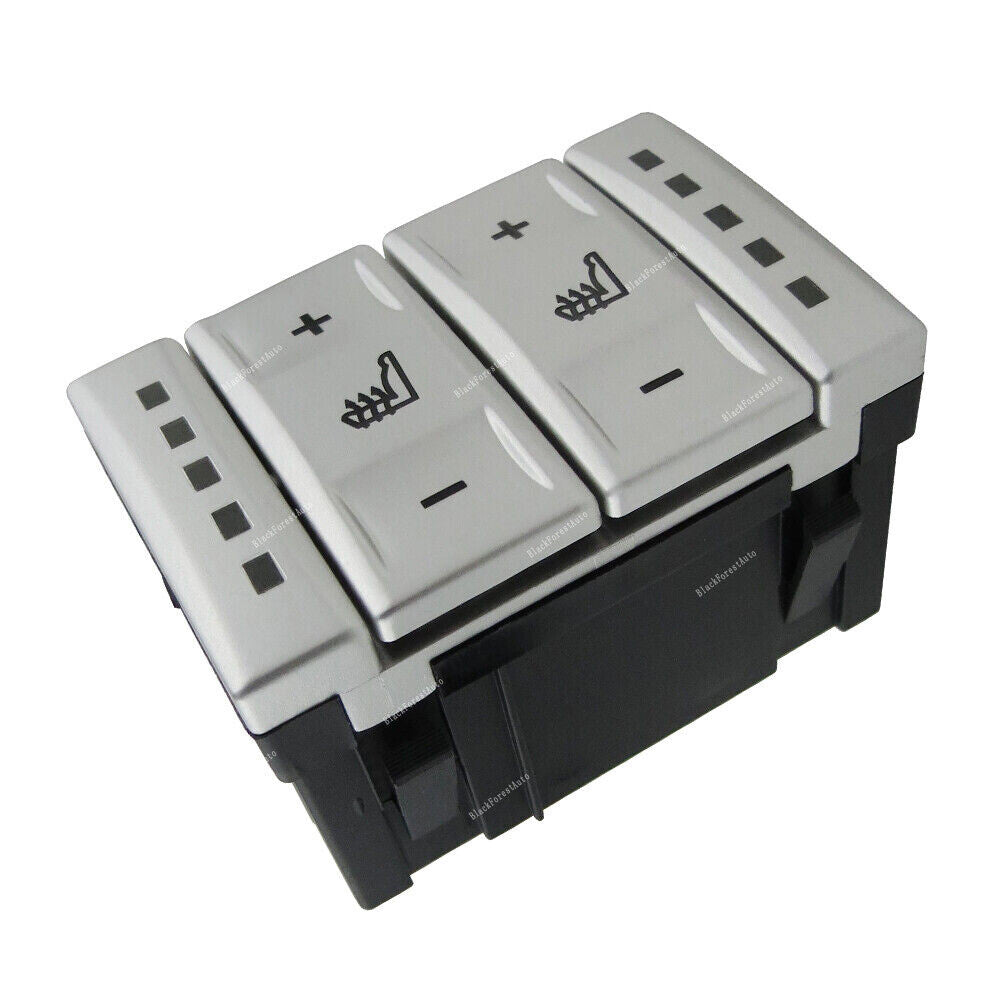 Silver Fits for Ford S-MAX Galaxy Galaxy Car Heated for Seat Button Switch 6M2T19K314AC Q