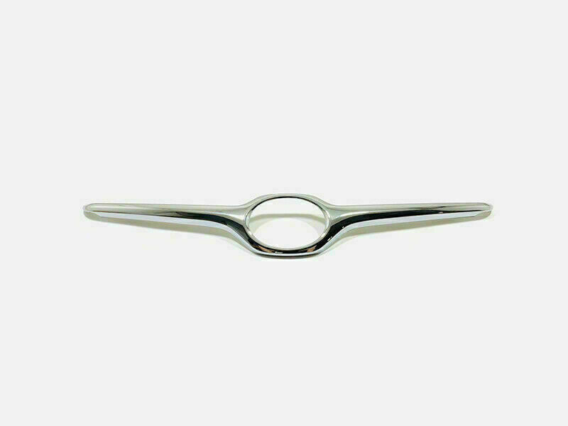 Chrome ABS Front Bumper Center Grille Cover Trim for Toyota Highlander 2020-2023