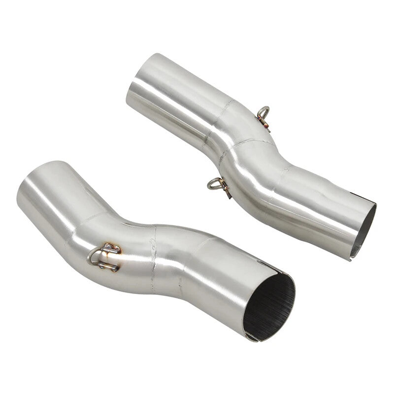 Slip-On for SUZUKI GSX1300R 2022-2024 Exhaust Middle Link Pipe 51MM Muffler Tube