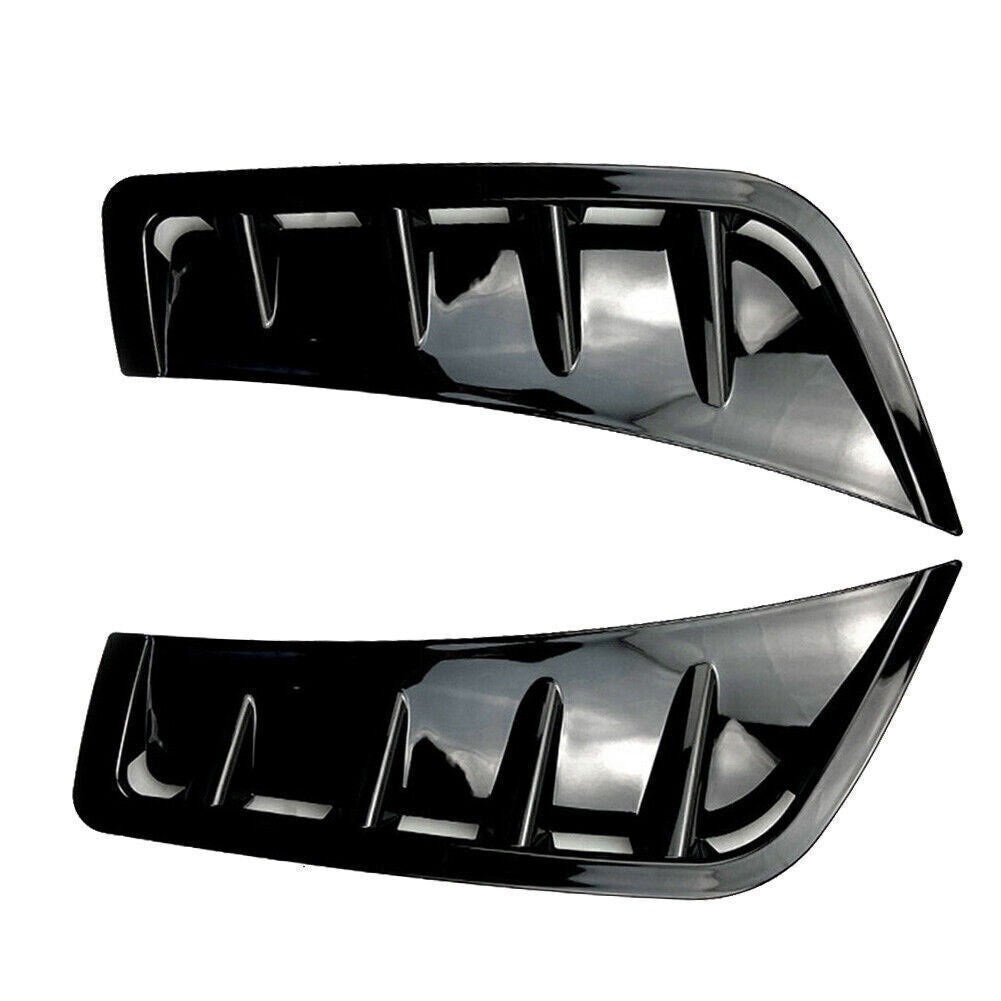 Front Wheel Air Vent Hood Fender Cover for Benz GLC-Class 2020-2023 Glossy Black