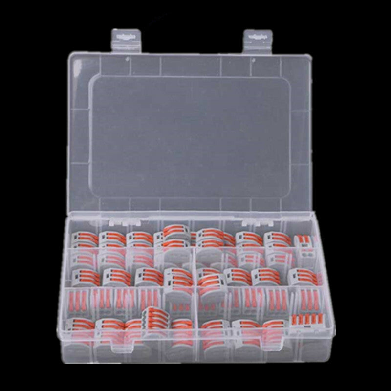 60x Car 2/3/5 Hole Spring Conductor Terminal Block Cable Wire Connector Terminal