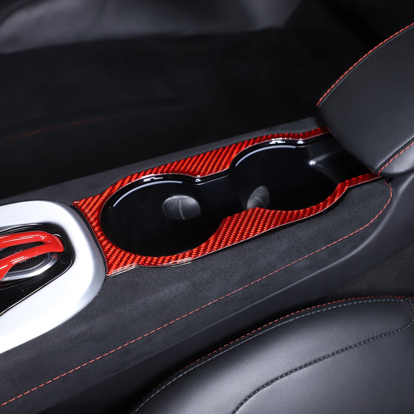 Car Front Hood Bonnet Ventilation Hood Accessory for Corvette C7 2014-2019- v
