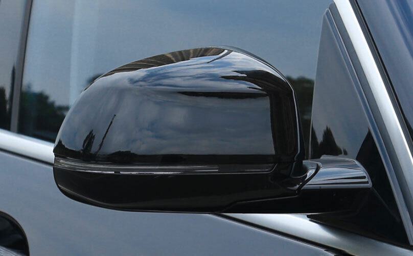 for BMW X5 G05 2019-23 Gloss ABS Black Side Door Rear View Mirror Cover Trim 2P