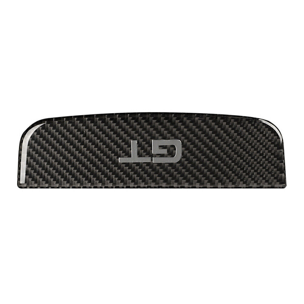 Interior Inner Storage Box Trim Cover Fit for Ford for Mustang 2015-2019 16 Carbon Fiber