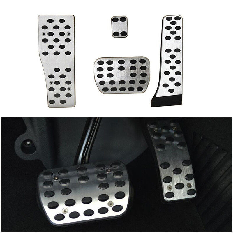 4-piece car pedal cover set suitable for AECS GLK CLK SL W203 W204 W212- n