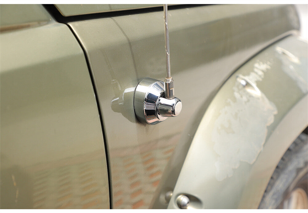 Chrome ABS TAM/FM Radio Antenna Base Trim for Jeep Liberty 1999-2006 Accessories
