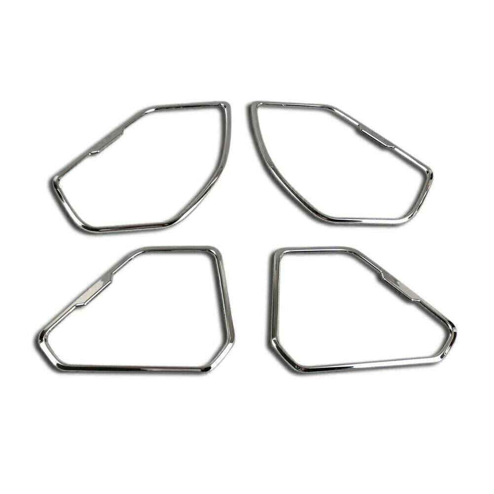 4PCS Car Door Speaker Sound Panel Cover Trims Fit for Toyota RAV4 2019 2020 Mirror
