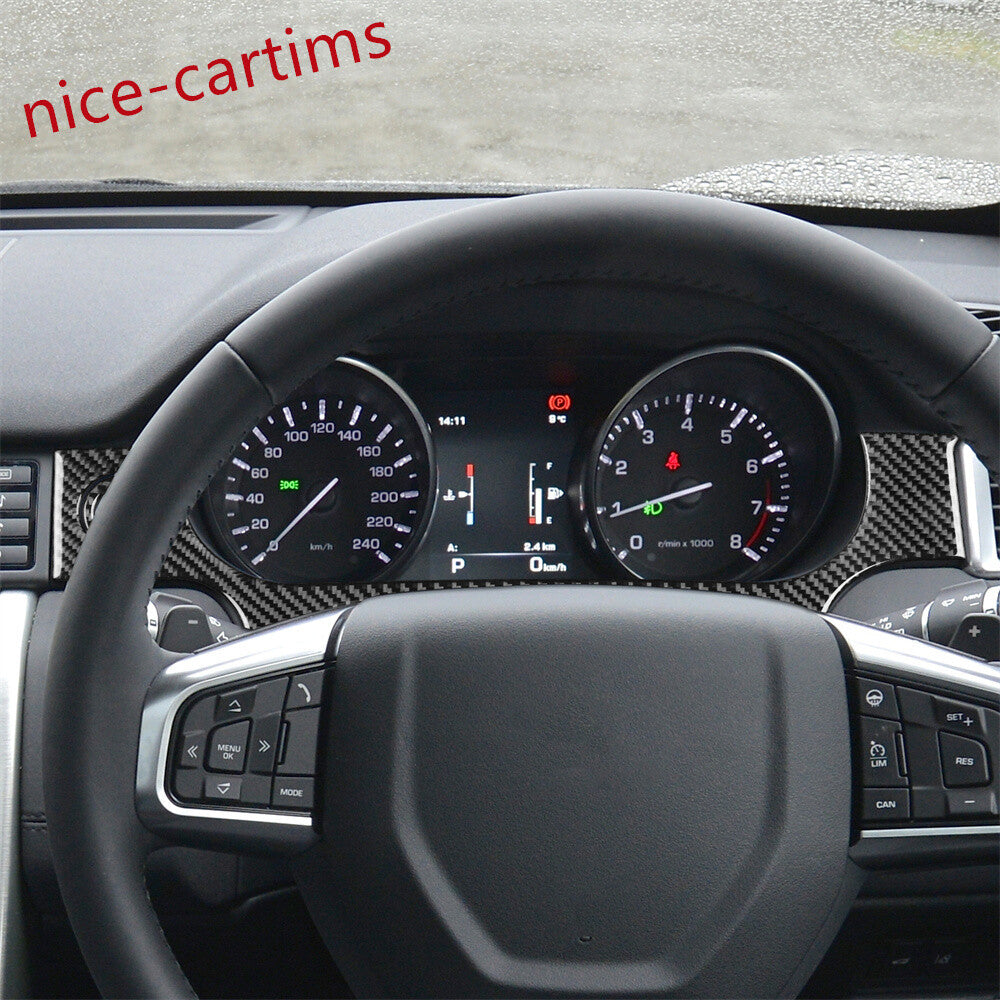RHD Carbon Fiber Dashboard Speedometer Trim for Land Rover Discovery Sport 15-19