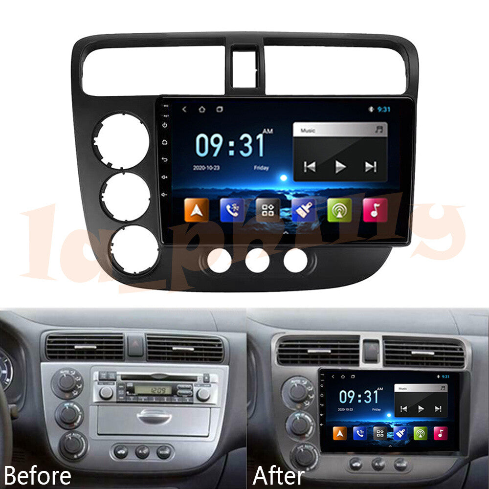 2G+32G Car Android 10.0 Stereo Radio GPS Navi Player WiFi for Honda for Civic 00-06 Q