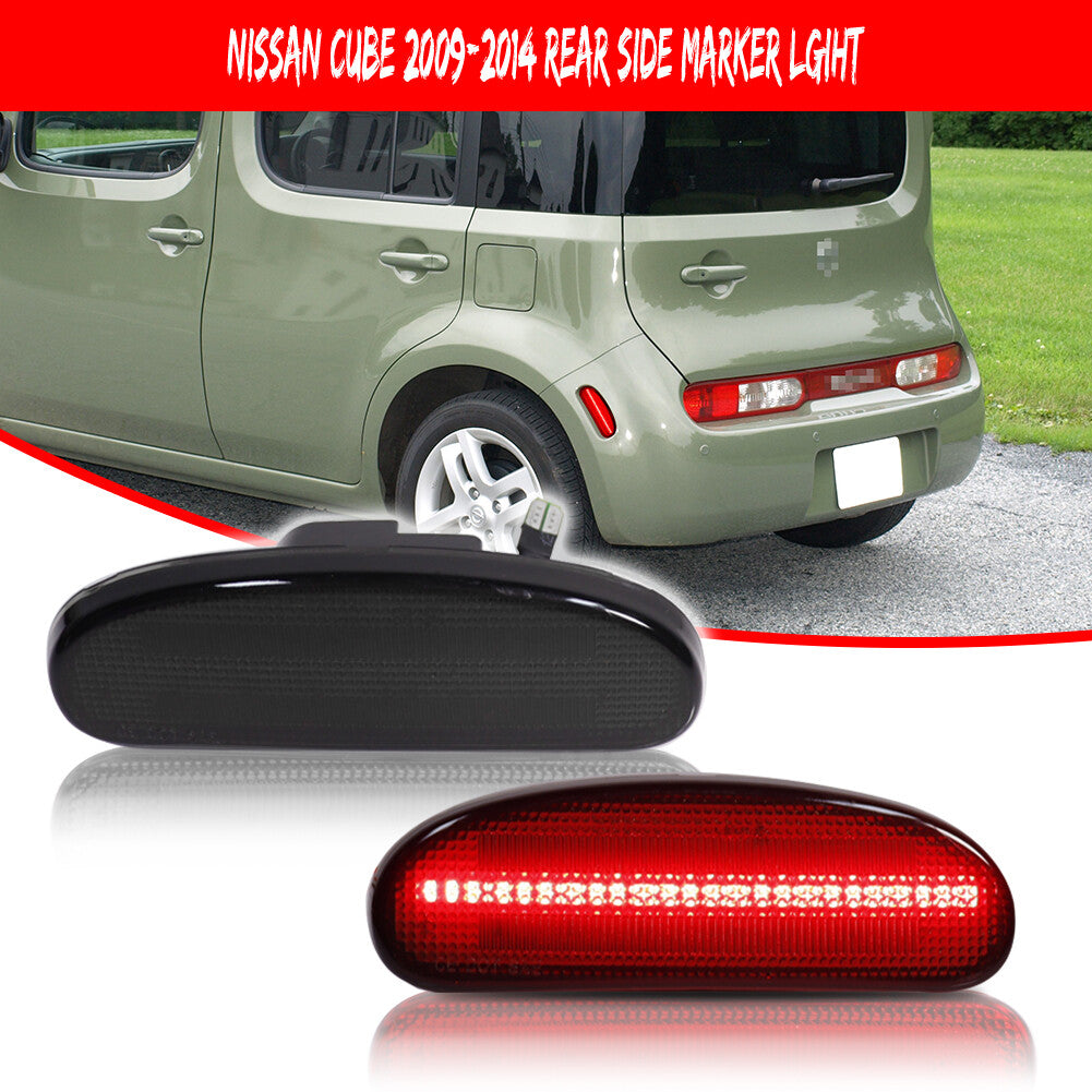 Smoke lens rear fender side marker light suitable for 2009-14 CUBE # 26195-1FCOA- v