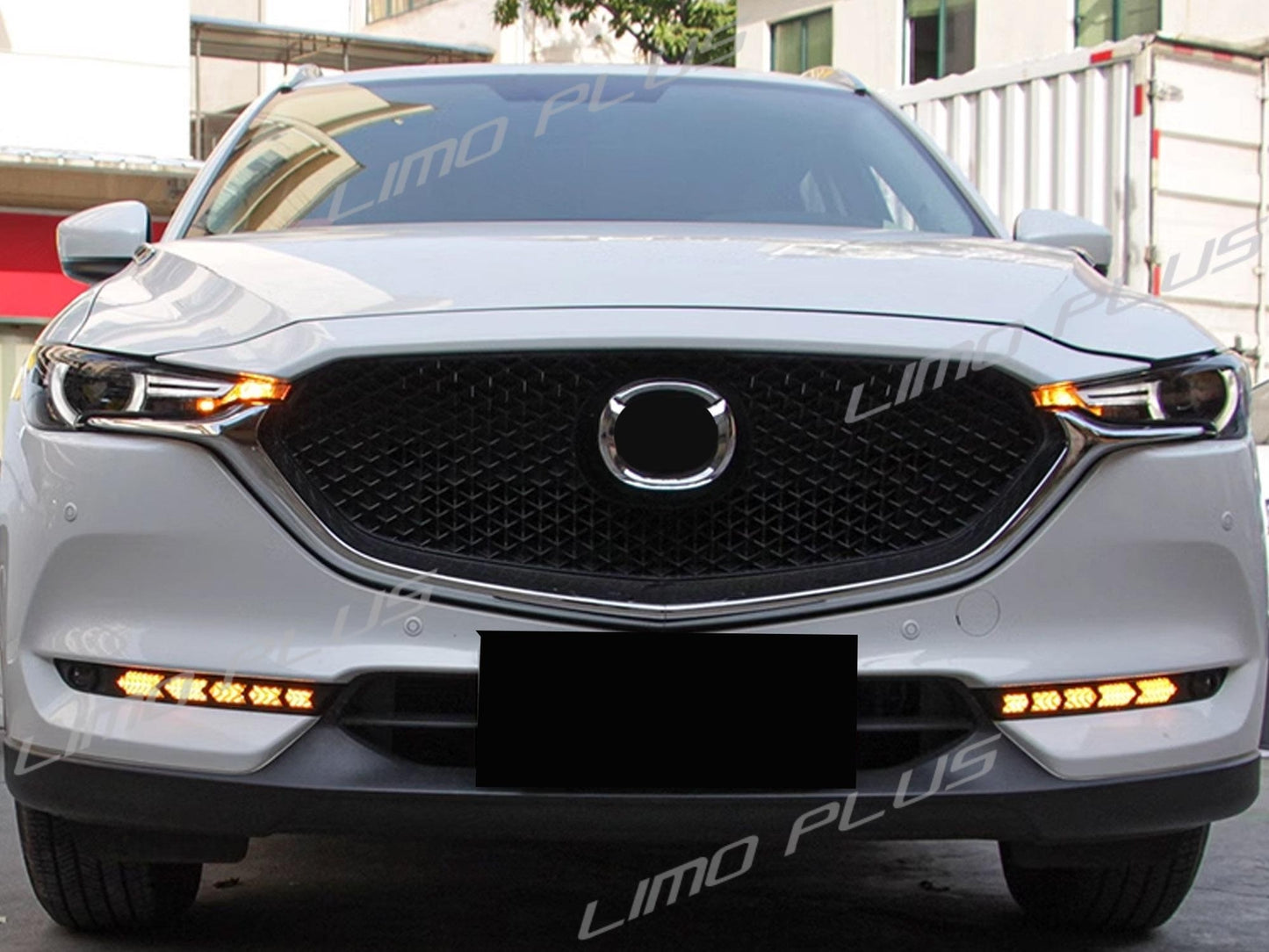 For 2017 - 2021 for Mazda CX-5 LED Daytime Running Lights DRL Fog Lights Turn Signals v