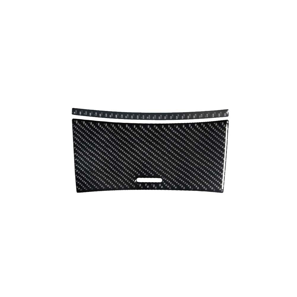 2X Central Storage Box Panel Trim Cover Carbon Fiber for Chevy Impala 2014-2020
