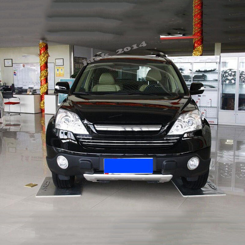 Front Rear Bumper Protector Guard Skid Plate 2pcs for Honda CRV 2007 2008 2009