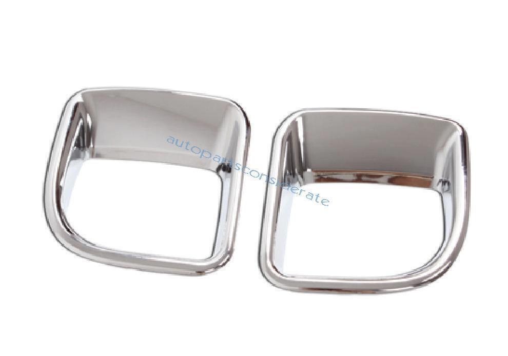 for Toyota for Land Cruiser 13-2015 ABS Chrome Front Fog Light Frame Molding Trim 2X