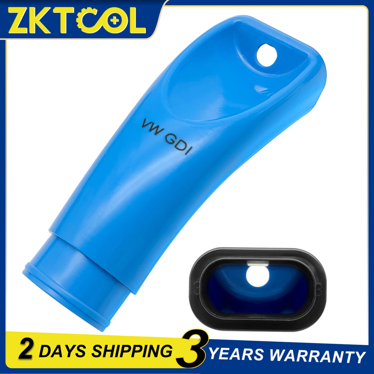 ZKTOOL Carbon Cleaner Walnut Injector Air Intake Vacuum Adapter for VW for Audi 2.0T