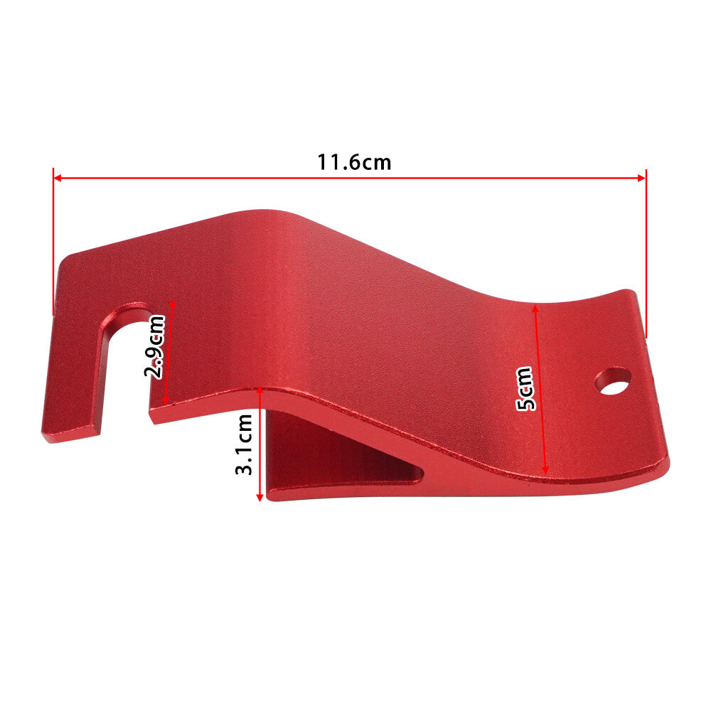 Red motorcycle tire ball bearing installation aid tool, tire removal and replacement tool